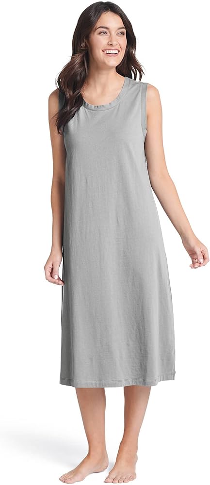 Jockey Women's Sleepwear Everyday Essentials 100% Cotton Tank Sleep Dress