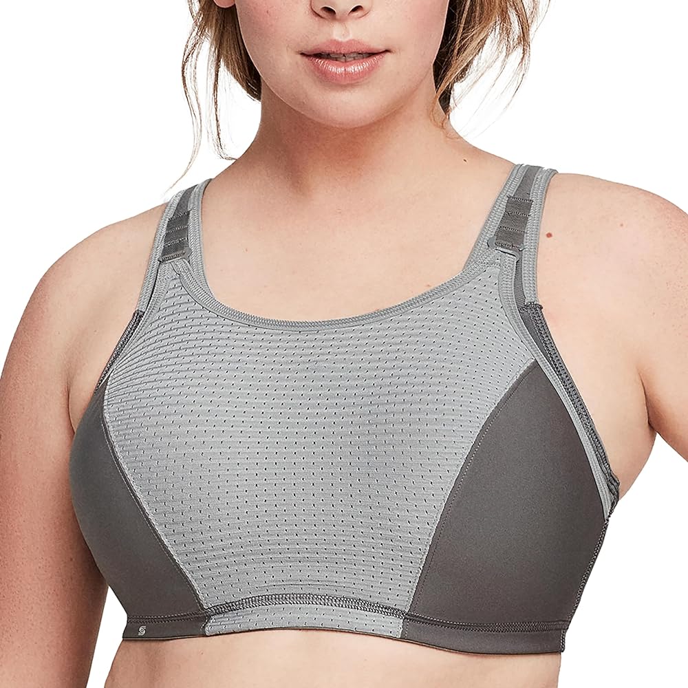 Glamorise Women's Full Figure Elite Performance Adjustable Wonderwire Sport Bra #9167