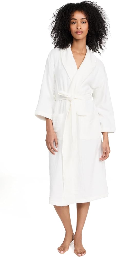 Barefoot Dreams Women's Muslin Cotton Spa Robe