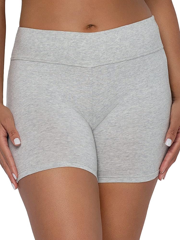 Smart & Sexy Women's Comfort Cotton High-Waisted Biker Shorts