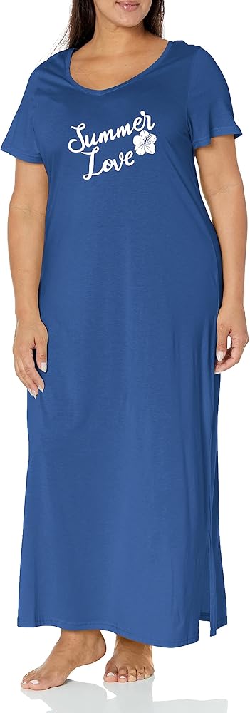 Avenue Women's Plus Size Maxi S/S Summer Love