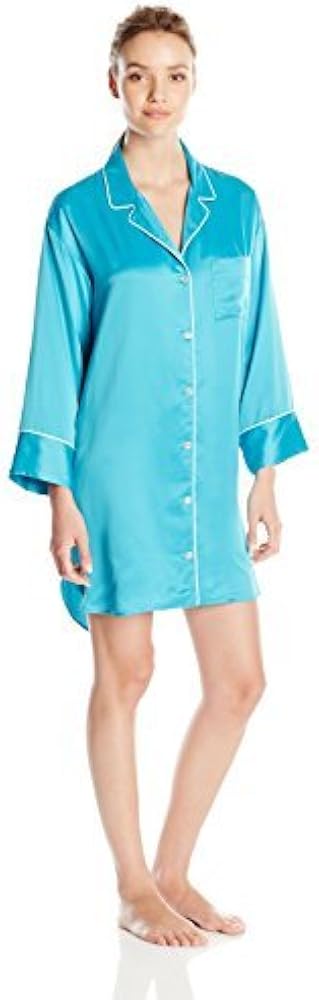 Natori Women's Solid Charmeuse Essential Sleepshirt