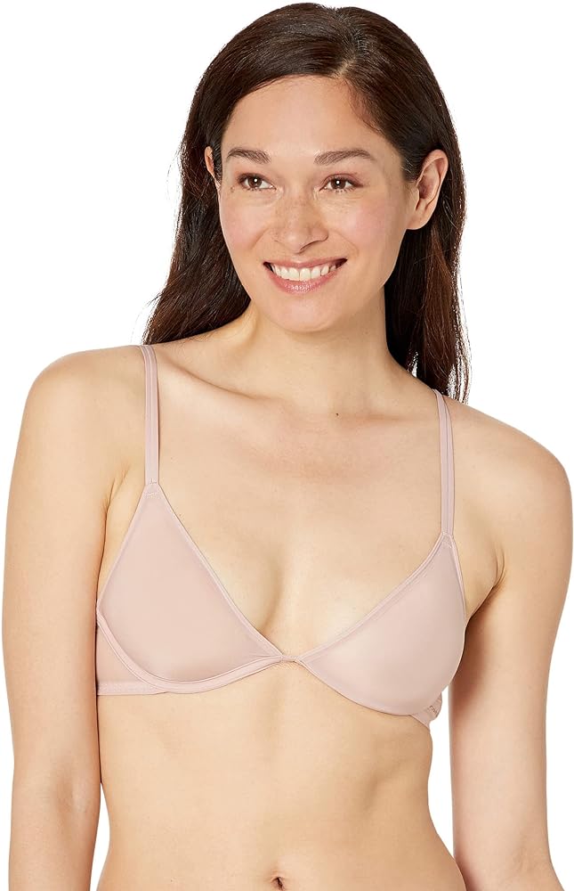 Calvin Klein Women's Sheer Marquisette Unlined Plunge Bra