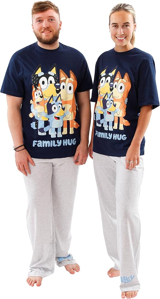 Bluey Pajamas For Adults | Unisex Pajamas For Men Or Women | Sizes Small To XX Large | Official Merchandise