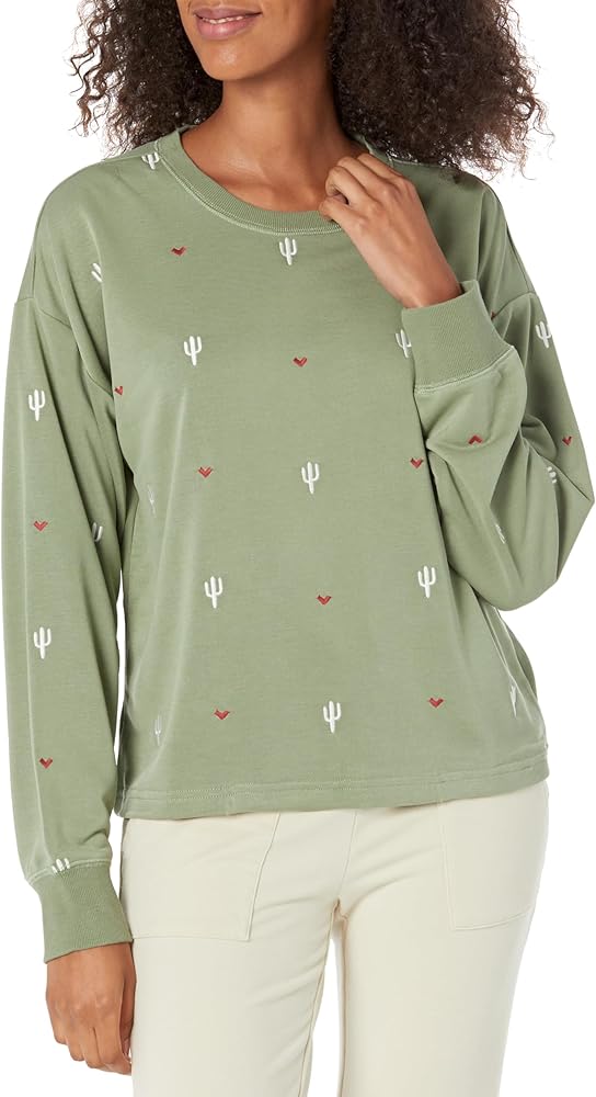 PJ Salvage Women's Loungewear Wild Lands Long Sleeve Top