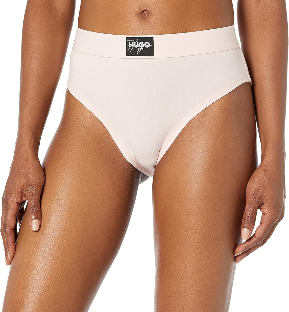 HUGO Women's High Waisted Jersey Cotton Brief