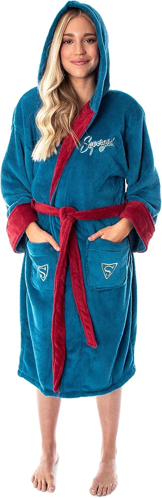 Robe Factory RF11661 DC Comics Bombshells Supergirl Fleece Bathrobe