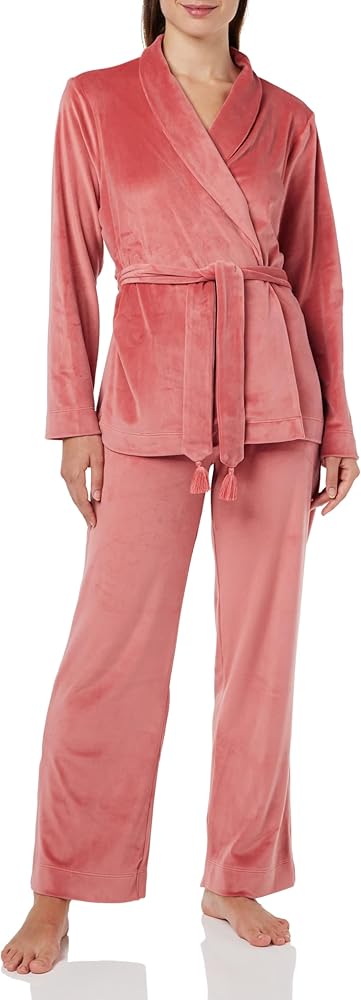 Emporio Armani womens Women's Chenille Jacket + Loose Fit Pants