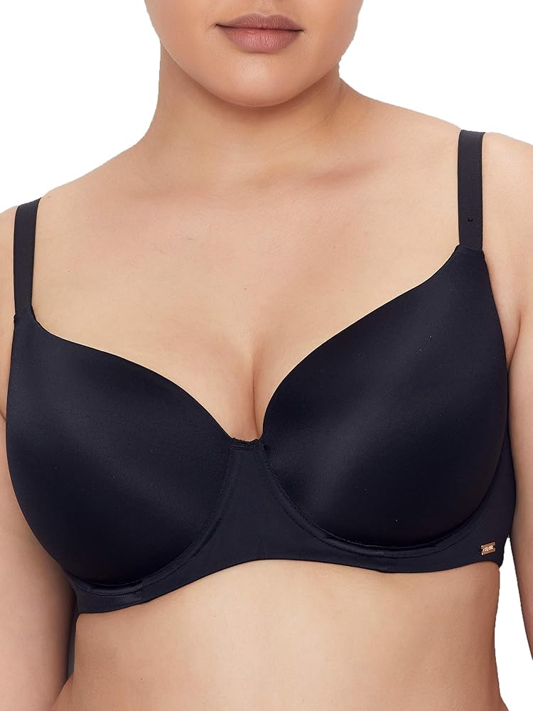 City Chic Women's Plus Size S&c T-Shirt Bra Blk