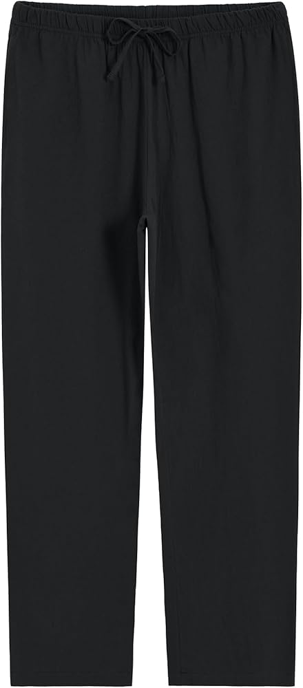 Latuza Women's Cotton Sleep Pants Woven Pajama Bottoms with Pockets