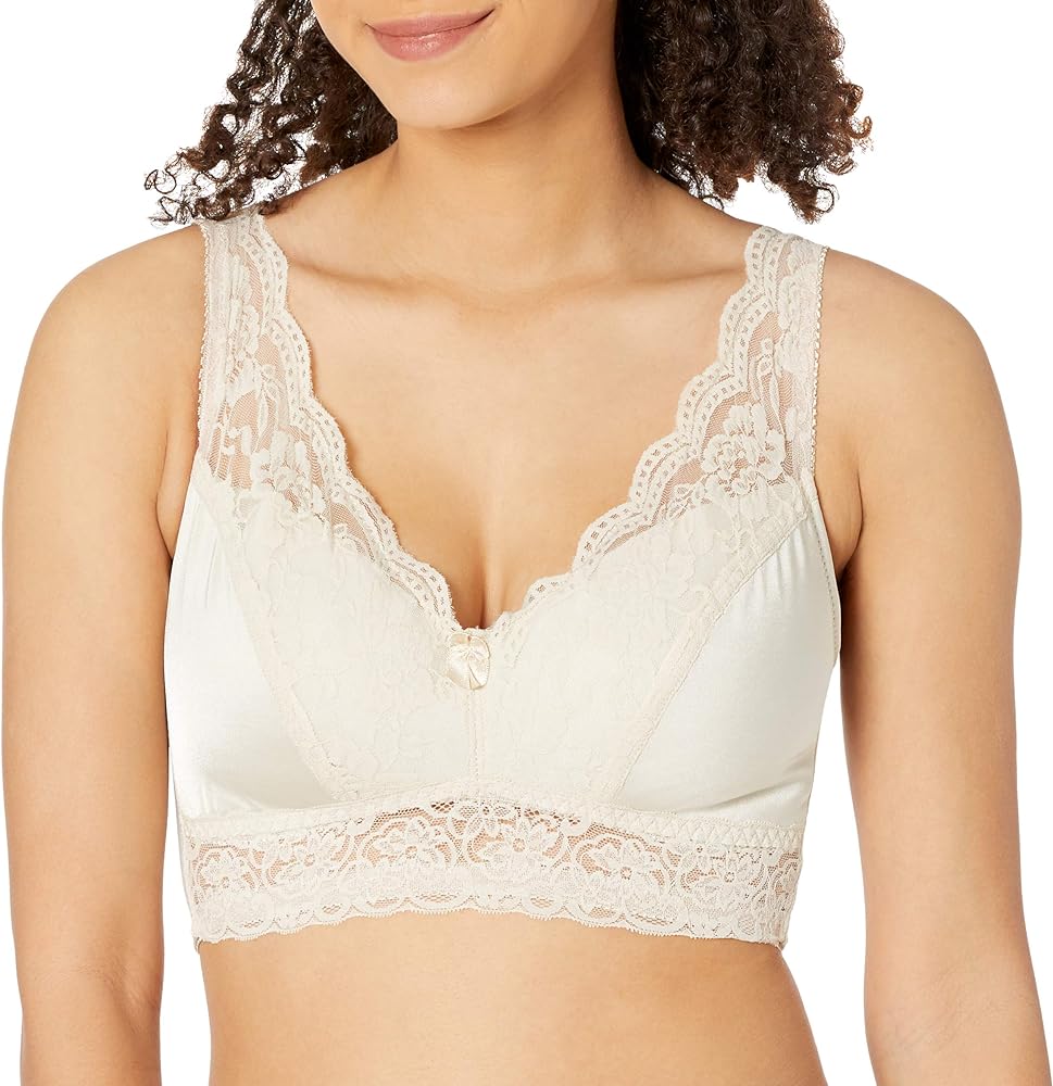 Rhonda Shear Women's Pin Up Girl Lace Leisure Bra