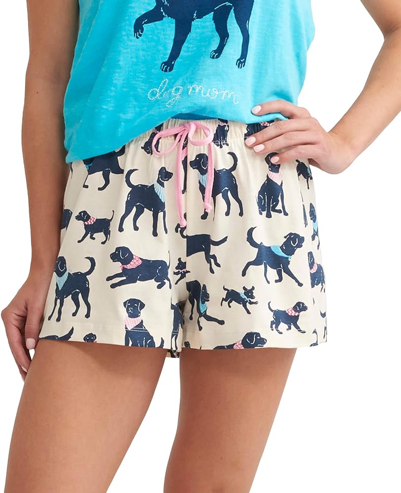 womens Pajama Boxer Shorts