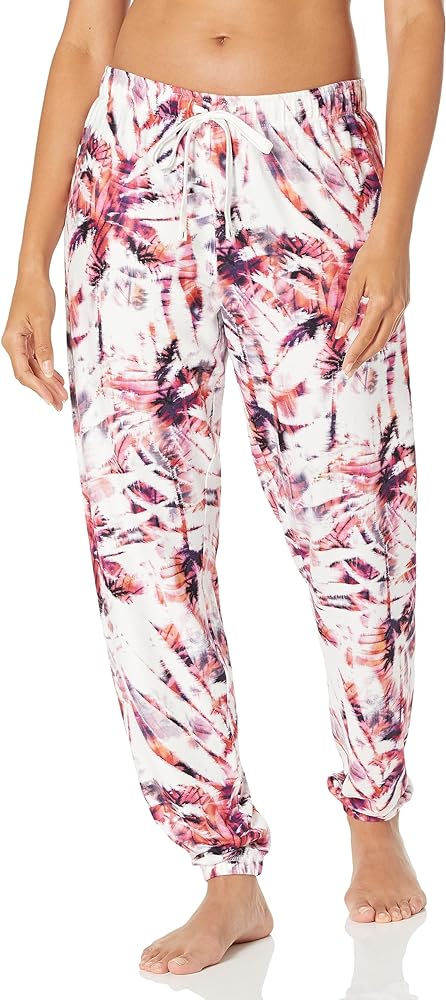 PJ Salvage Women's Loungewear Scattered Palms Banded Pant