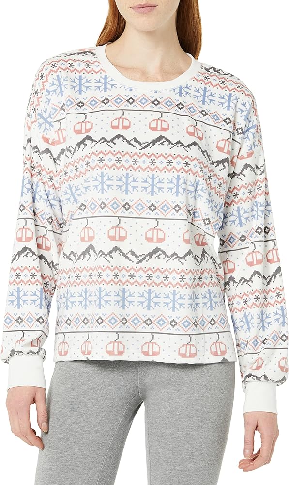 PJ Salvage Women's Loungewear Stay Lifted Long Sleeve Top