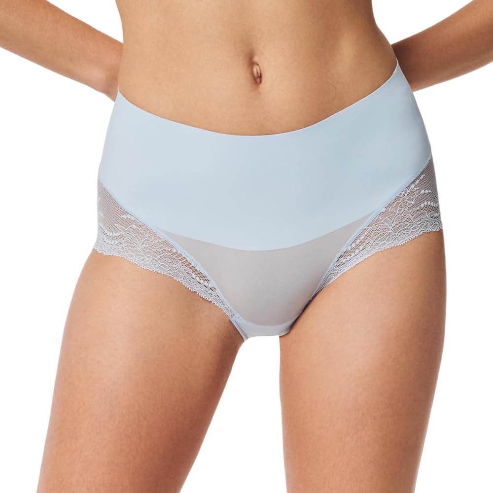 SPANX Undie-Tectable Lace Hi-Hipster Panty - For Core Control - Comfortable Lace Shapewear Underwear - No Visible Panty Lines