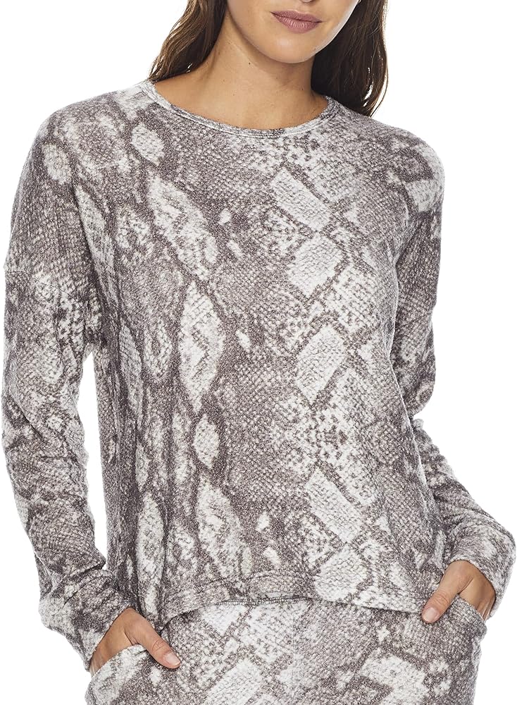 PJ Salvage Women's Loungewear Snake Bite Long Sleeve Top