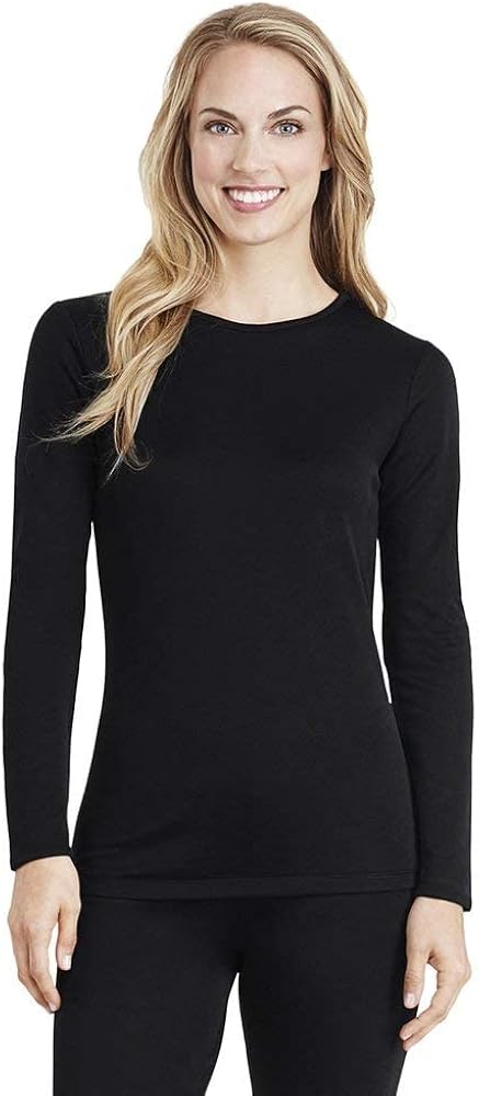 Cuddl Duds Women's Fleecewear with Stretch Crew Neck