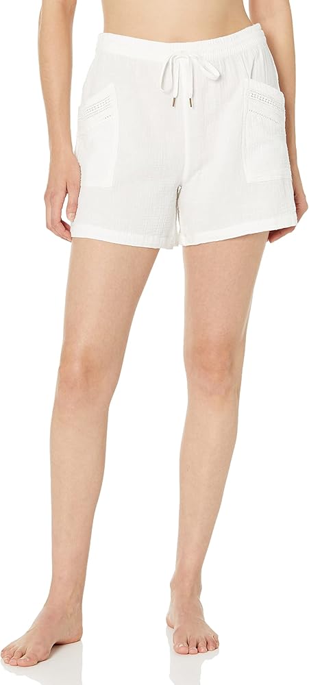 PJ Salvage Women's Loungewear Gauzin Around Short