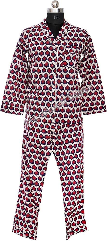 Night Suit Cotton Loungwear Women's Soft Cotton Pajamas Summer Maternity Sleepwear Printed Elegant Suit Multicolor