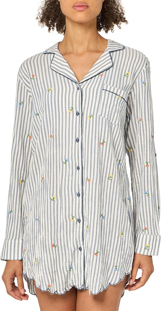 PJ Salvage Women's Loungewear Build Me Up Buttercup Nightshirt