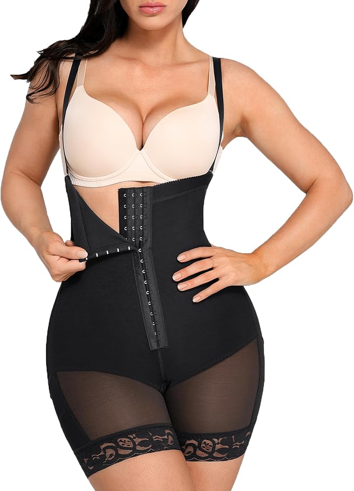 FeelinGirl Tummy Control Shapewear for Women Fajas Colombianas Moldeadoras Seamless Firm Triple Control Butt Lifter Shapewear