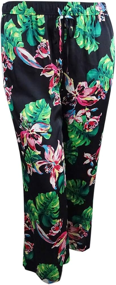 TAHARI Womens Tropical Casual Lounge Pants