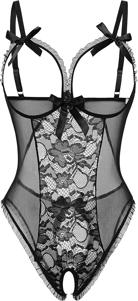 Avidlove Sexy Lingerie for Women One Piece Lace Babydoll Sleepwear Bodysuit