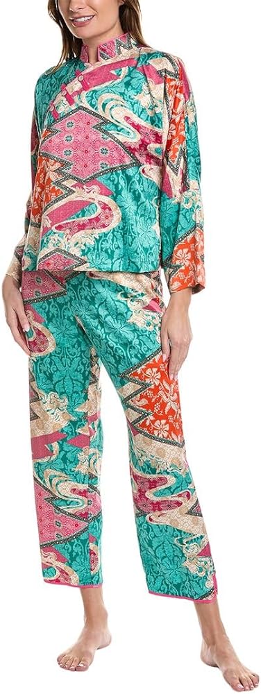 Natori Orient Express Satin PJ Set