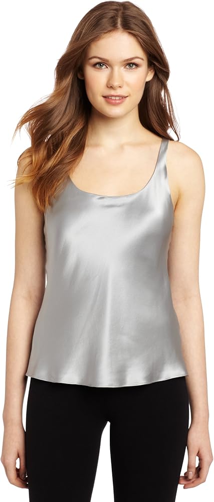 Josie Natori Women's Pajama Tank, Silver, X-Large