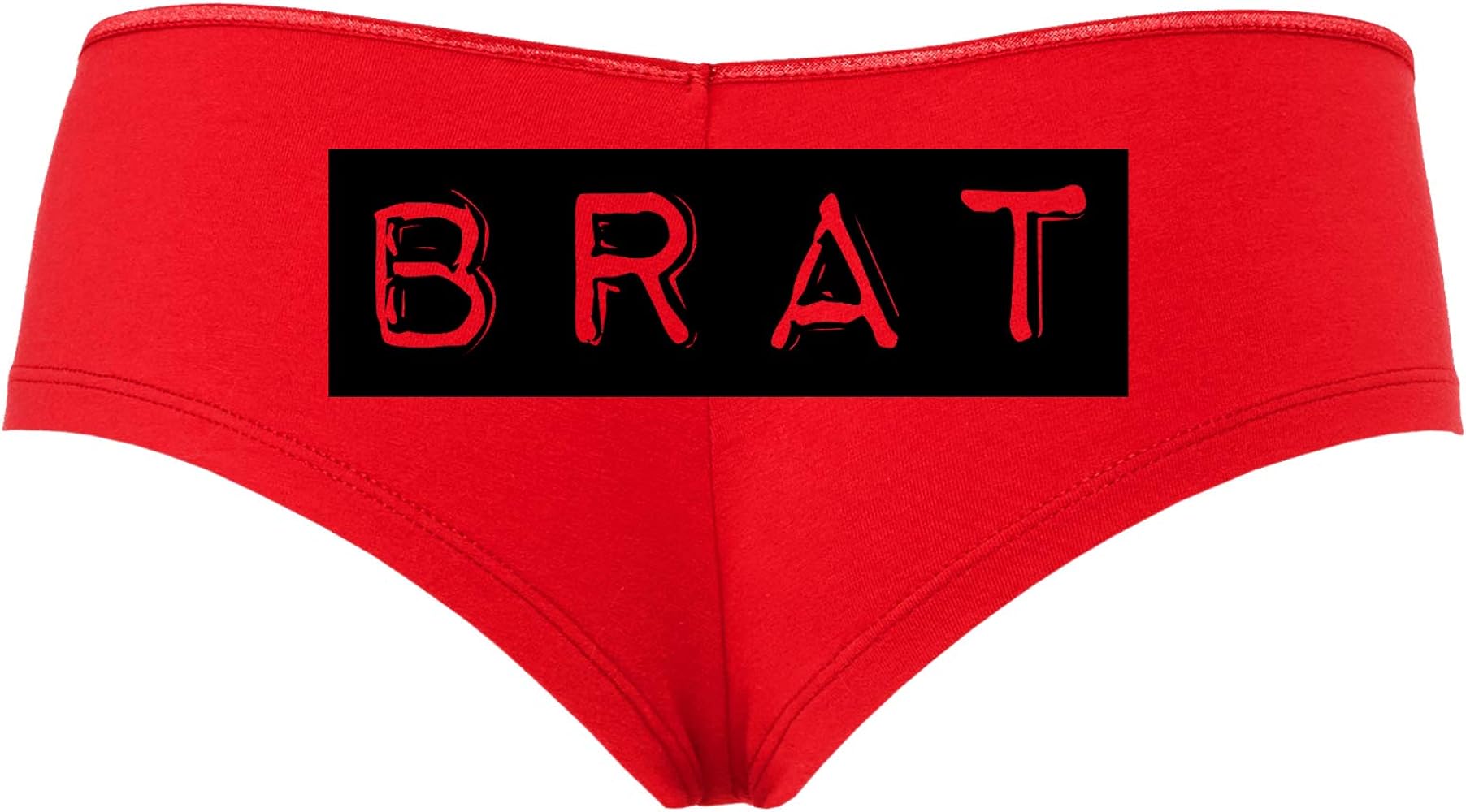 BRAT daddys little slut DDLG CGLG sexy Red boyshort underwear