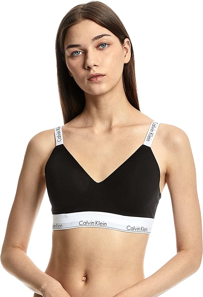 Calvin Klein Women's Modern Cotton Lightly Lined Bralette