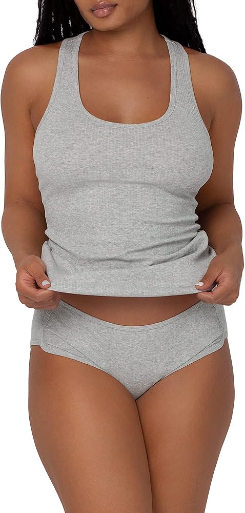 Smart & Sexy Women's Cloud Cotton Comfort Collection Tank Top & Boy Short Sleep Set