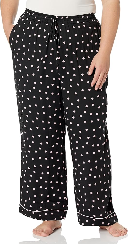 City Chic Women's Apparel Girls Plus Size Kitty Pant Sleepwears, Blush Spot, 14 US