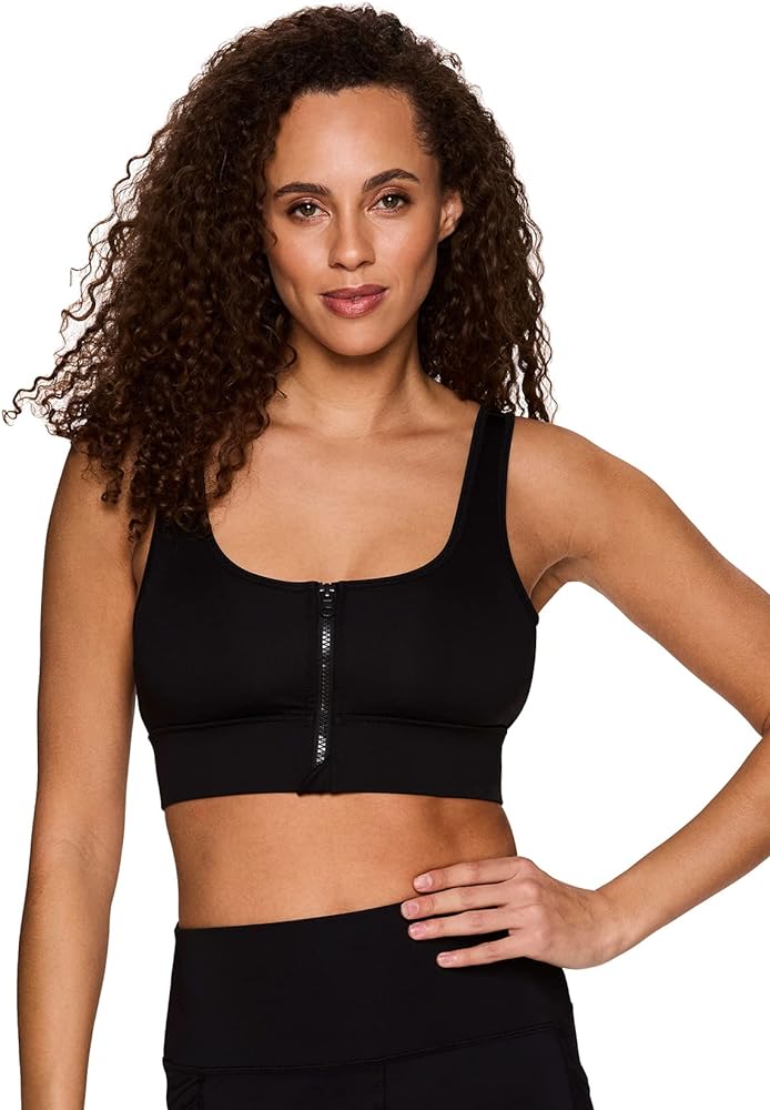 RBX Women's Yoga Gym Bra, Athletic Fashion Lounge Medium/Low Impact Sports Bra