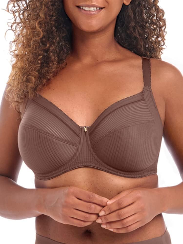 Fantasie Women's Fusion Underwire Full Cup Side Support Bra, Coffee Roast, 32H