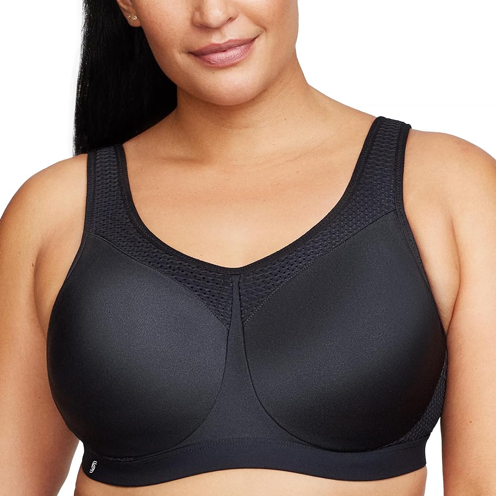 Glamorise Women's Plus Size Hi-Impact Sports Bra Underwire #9066