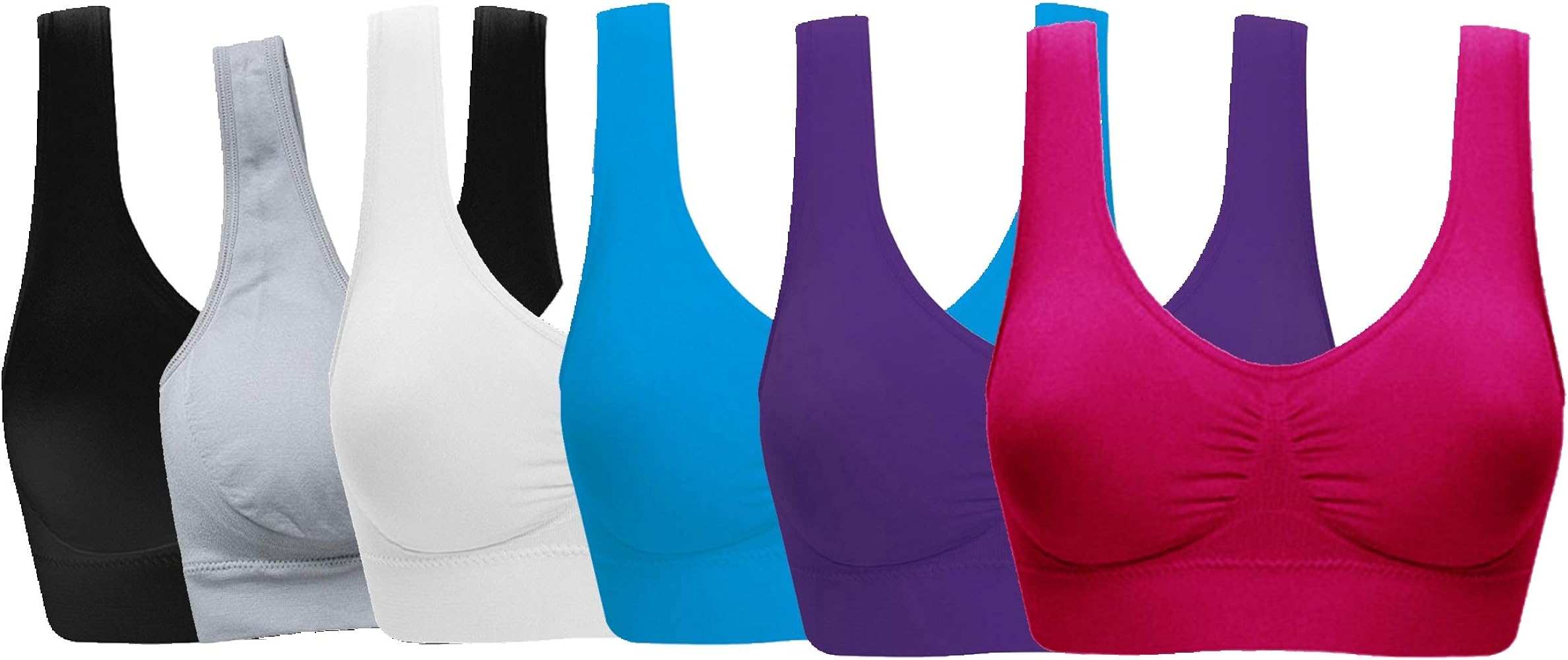 Women's Comfort Workout Sports Bra Low-Impact Activity Sleep Bras