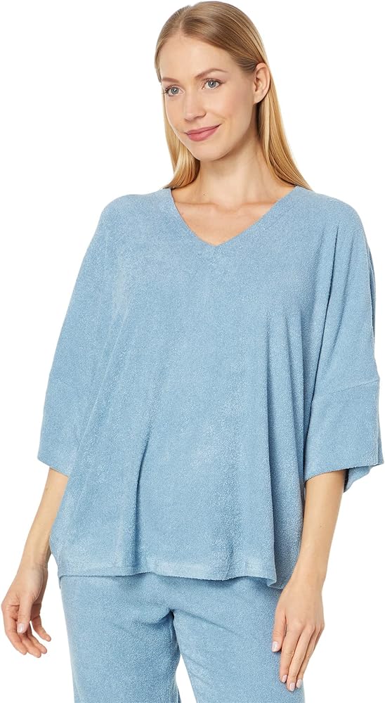 N Natori Women's Terry Lounge Top Length 26"