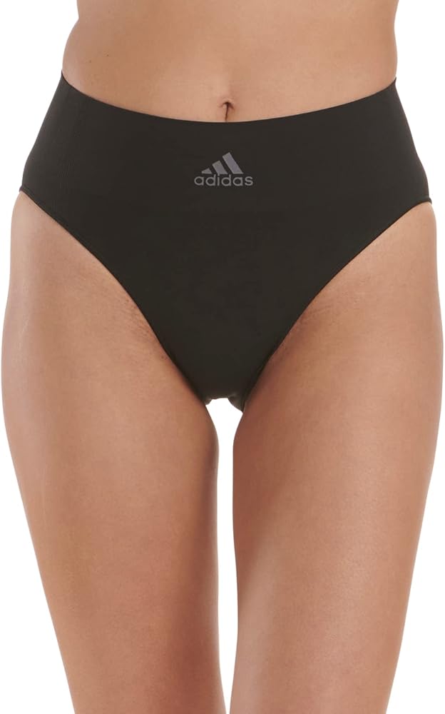 adidas Women's Seamless Hi-Leg Brief Panty Underwear