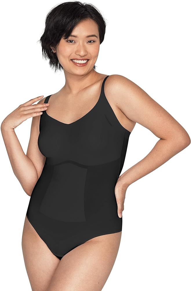 Maidenform Power Players Shapewear, Smoothing, Shaping Wireless Thong Bodysuit with Cool Comfort, Firm Holding Power