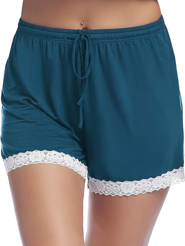 Joyaria Pajama Shorts Soft Drawstring Pj/Lounge/Sleep/Boxes Shorts for Women Comfy Shorts Stretchy