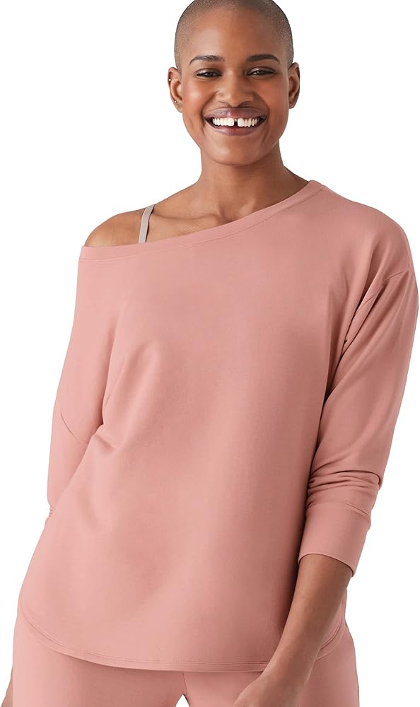 True & Co Womens Any Wear Slouch Top