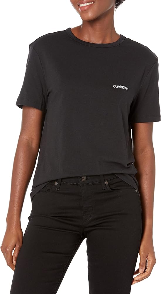 Calvin Klein Women's Modern Cotton Lounge Short Sleeve Crewneck T-Shirt