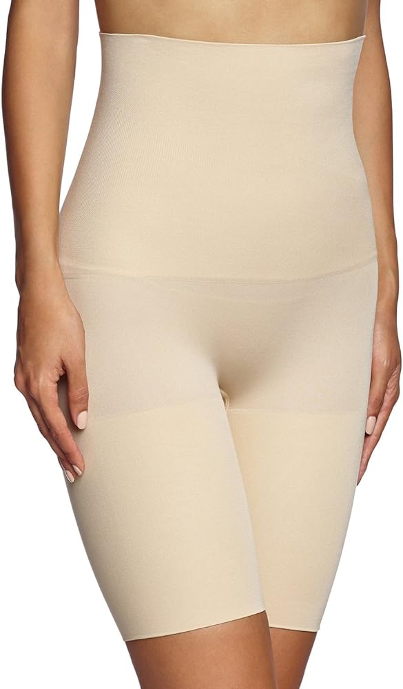 Maidenform womens Control It! Slim Waisters Hi-Waist Thigh Slimmers(12622)-Latte Lift-S