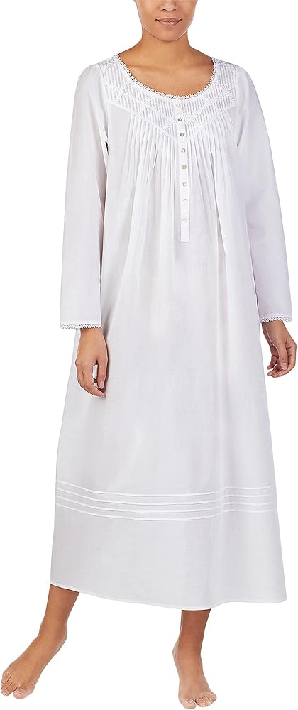 Eileen West Women's 5519842 100% Cotton Long Sleeve Ballet Nightgown