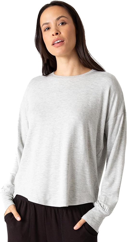 PJ Salvage Women's Jammie Essentials Long Sleeve Top