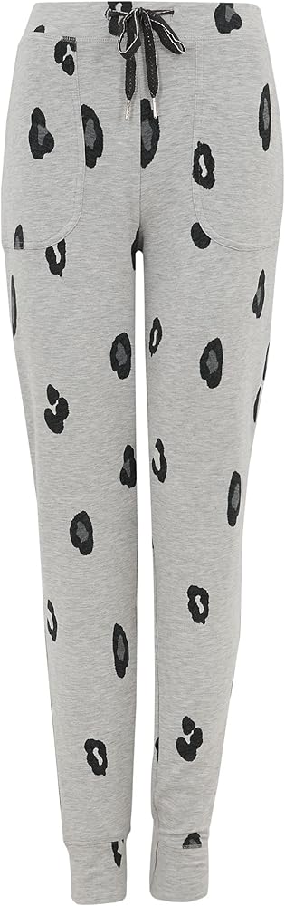 Marks & Spencer Women's Flexifit Loungewear Animal Print Cuffed Pajama Pant