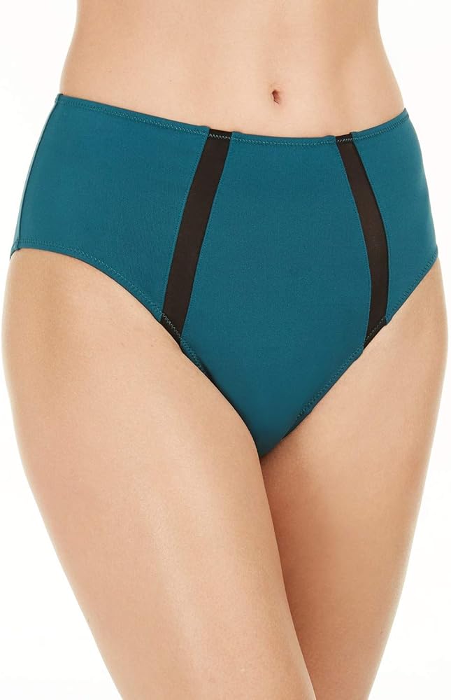 INC Womens High-Waist Mesh Inset Brief Panty