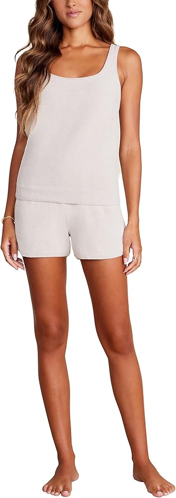 Barefoot Dreams® CozyChic Ultra Lite Rib Inset Short