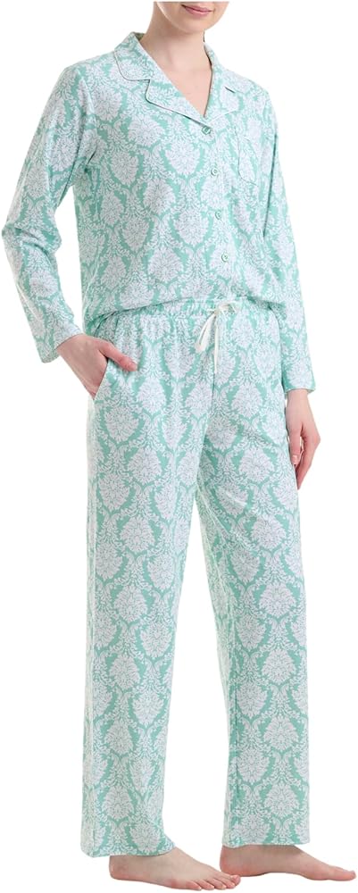 Karen Neuburger Women's Long Sleeve Girlfriend Printed Pj Set